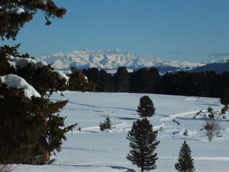 Pista di sci di fondo sulla Malga Villanderer